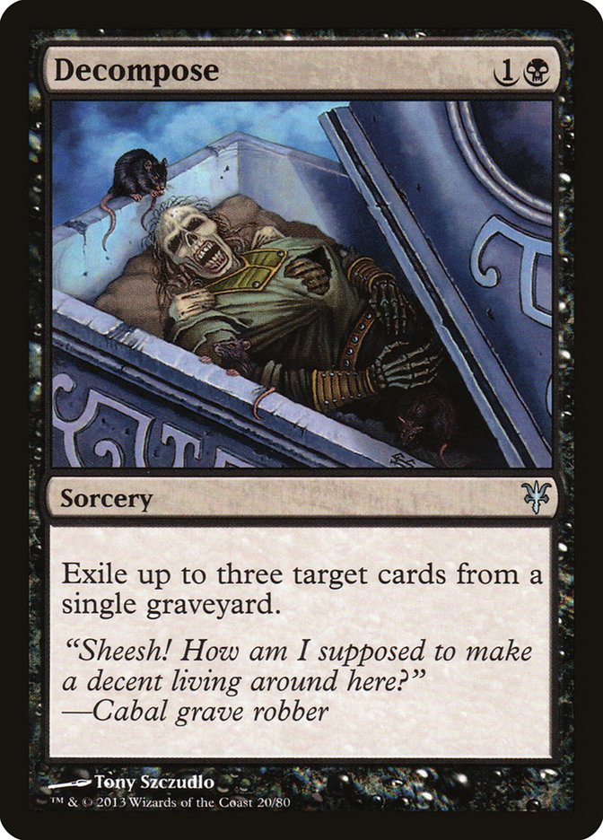 Decompose [Duel Decks: Sorin vs. Tibalt] | Jomio and Rueliete's Cards and Comics