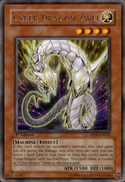Cyber Dragon Zwei [ABPF-EN035] Rare | Jomio and Rueliete's Cards and Comics