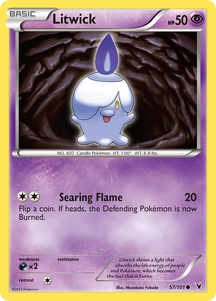 Litwick (57/101) [Black & White: Noble Victories] | Jomio and Rueliete's Cards and Comics