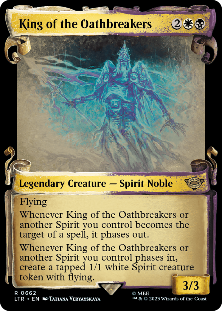 King of the Oathbreakers [The Lord of the Rings: Tales of Middle-Earth Showcase Scrolls] | Jomio and Rueliete's Cards and Comics