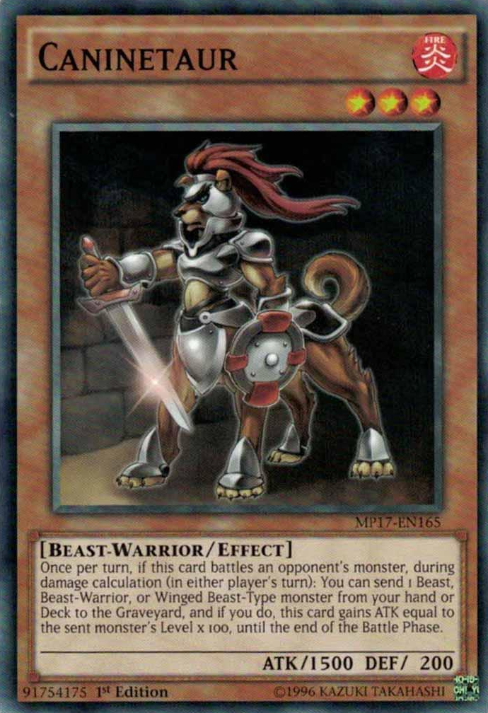 Caninetaur [MP17-EN165] Common | Jomio and Rueliete's Cards and Comics