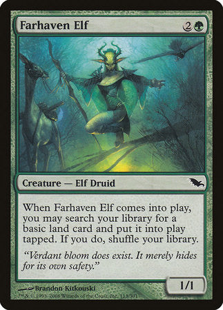 Farhaven Elf [Shadowmoor] | Jomio and Rueliete's Cards and Comics