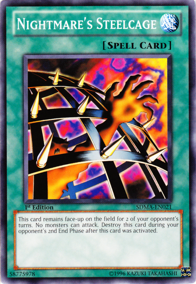 Nightmare's Steelcage [SDMA-EN021] Common | Jomio and Rueliete's Cards and Comics