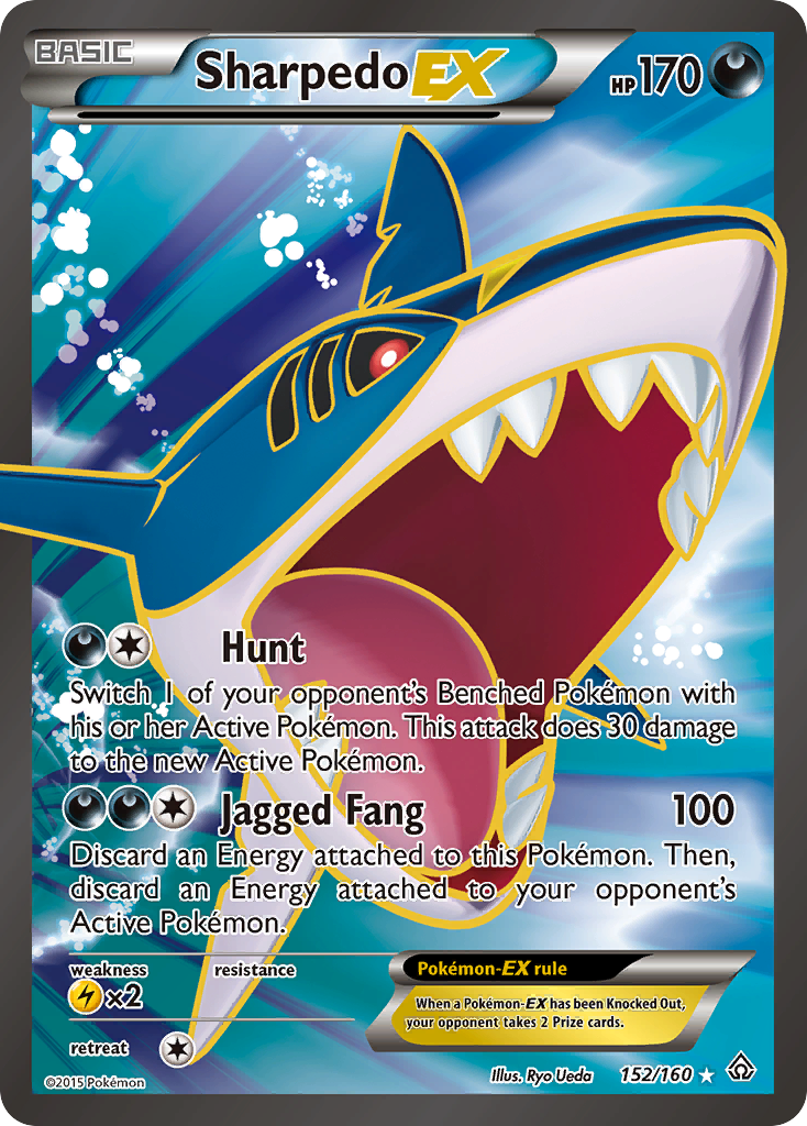 Sharpedo EX (152/160) [XY: Primal Clash] | Jomio and Rueliete's Cards and Comics