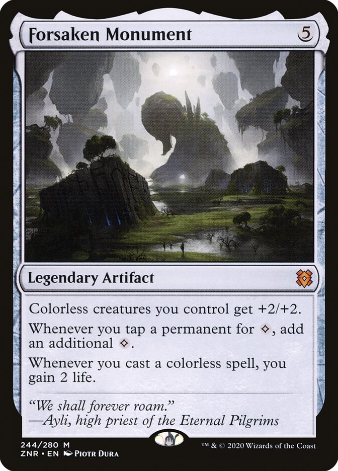 Forsaken Monument [Zendikar Rising] | Jomio and Rueliete's Cards and Comics