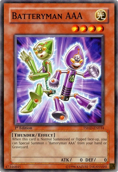 Batteryman AAA [TSHD-EN034] Common | Jomio and Rueliete's Cards and Comics