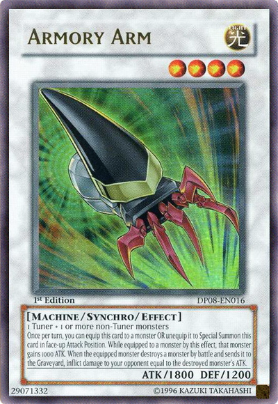 Armory Arm [DP08-EN016] Ultra Rare | Jomio and Rueliete's Cards and Comics