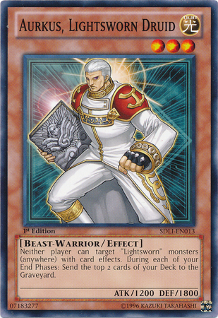 Aurkus, Lightsworn Druid [SDLI-EN013] Common | Jomio and Rueliete's Cards and Comics