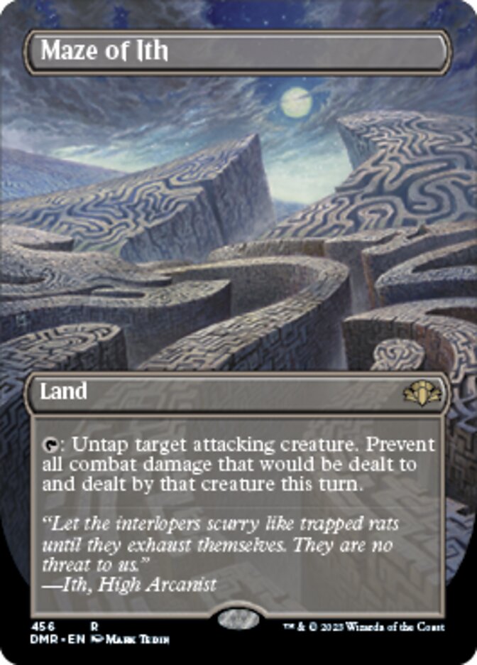 Maze of Ith (Borderless Alternate Art) [Dominaria Remastered] | Jomio and Rueliete's Cards and Comics
