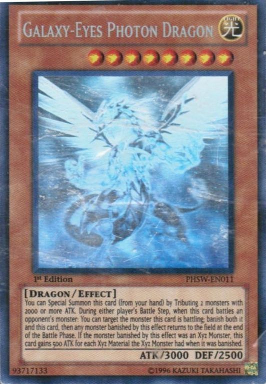 Galaxy-Eyes Photon Dragon [PHSW-EN011] Ghost Rare | Jomio and Rueliete's Cards and Comics