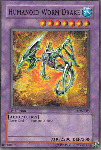 Humanoid Worm Drake [LON-005] Common | Jomio and Rueliete's Cards and Comics