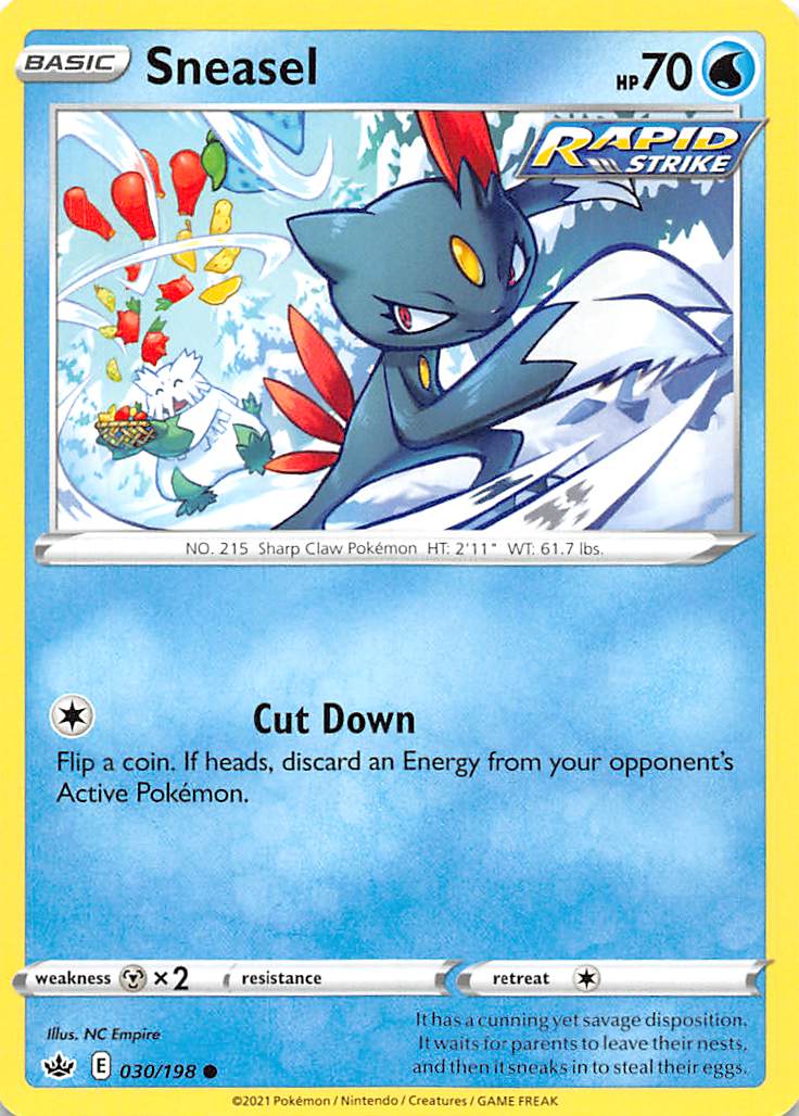 Sneasel (030/198) [Sword & Shield: Chilling Reign] | Jomio and Rueliete's Cards and Comics