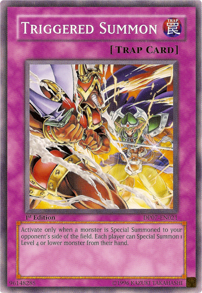 Triggered Summon [DP07-EN021] Common | Jomio and Rueliete's Cards and Comics