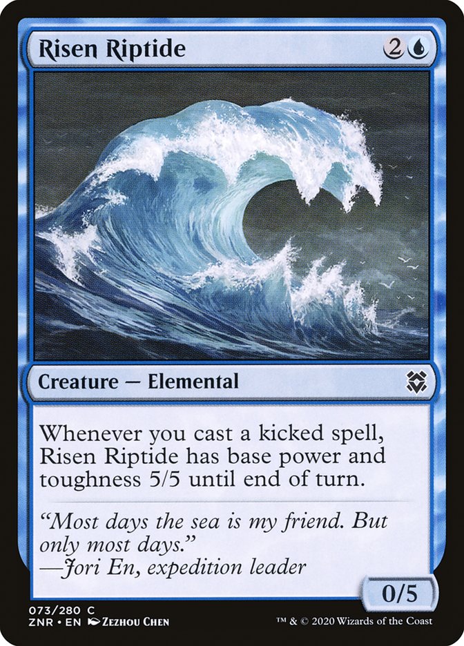 Risen Riptide [Zendikar Rising] | Jomio and Rueliete's Cards and Comics