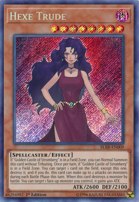Hexe Trude [BLRR-EN009] Secret Rare | Jomio and Rueliete's Cards and Comics