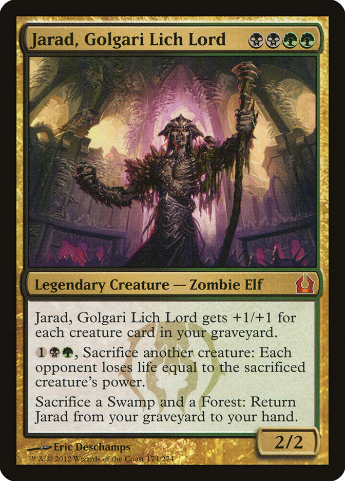 Jarad, Golgari Lich Lord [Return to Ravnica] | Jomio and Rueliete's Cards and Comics