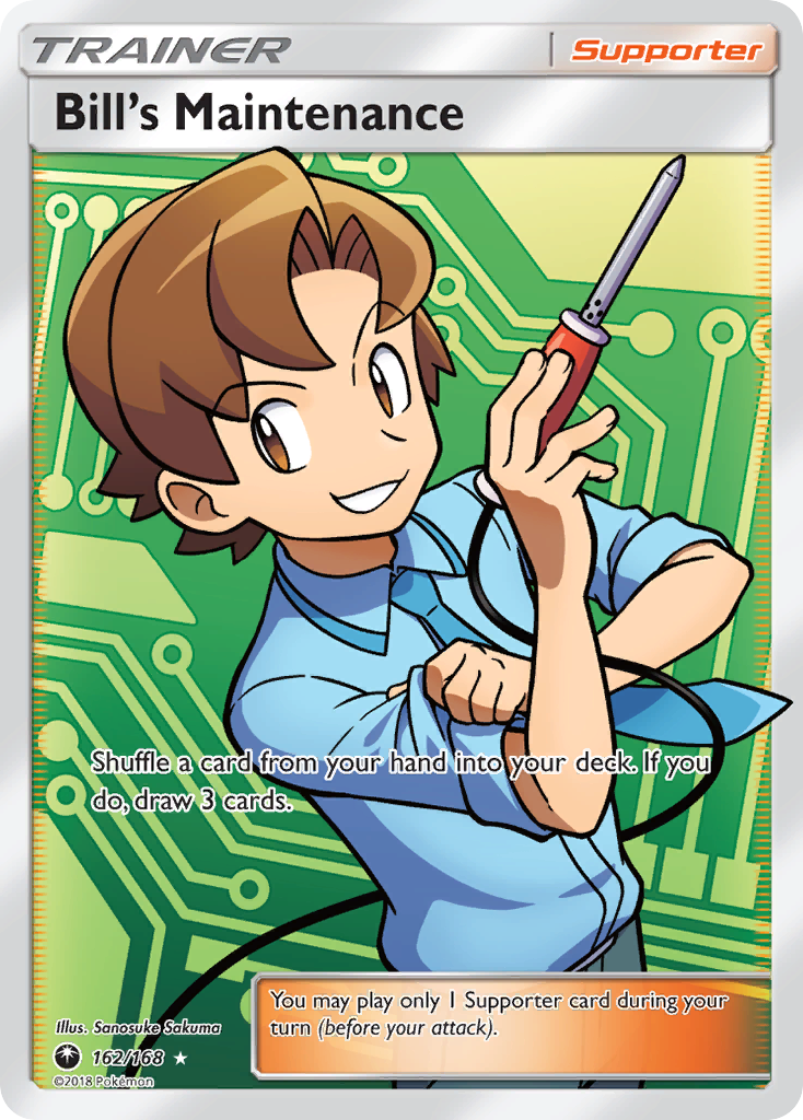 Bill's Maintenance (162/168) [Sun & Moon: Celestial Storm] | Jomio and Rueliete's Cards and Comics
