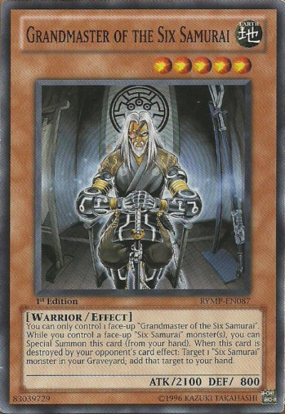 Grandmaster of the Six Samurai [RYMP-EN087] Common | Jomio and Rueliete's Cards and Comics