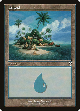 Island (335) [Invasion] | Jomio and Rueliete's Cards and Comics