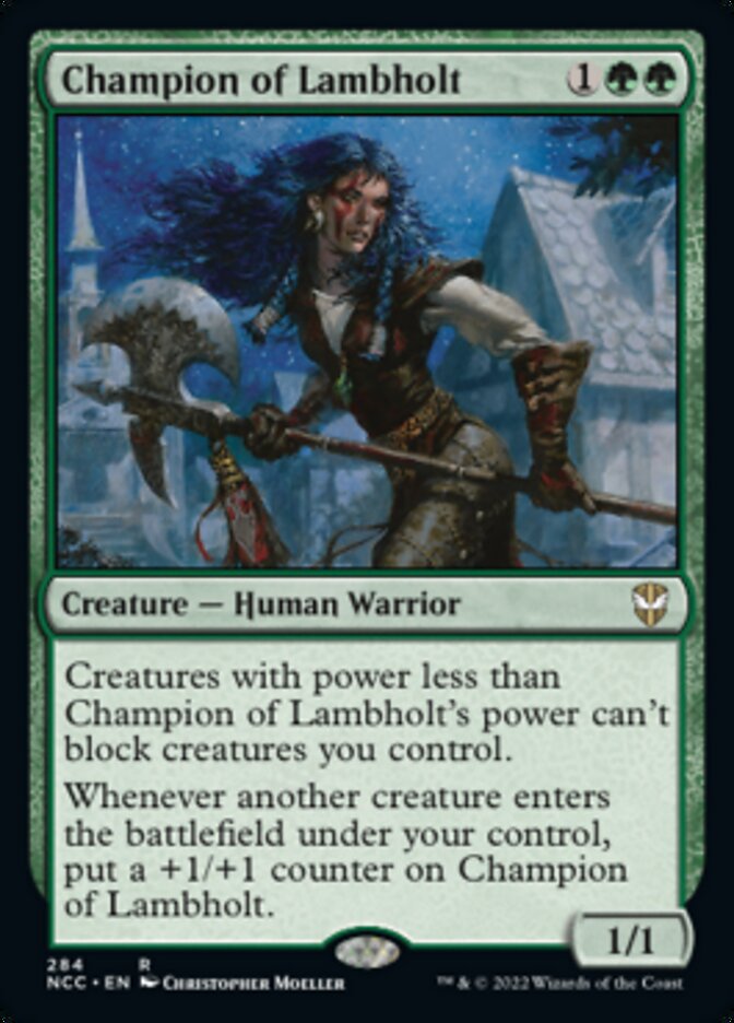 Champion of Lambholt [Streets of New Capenna Commander] | Jomio and Rueliete's Cards and Comics