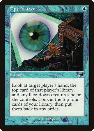 Spy Network [Onslaught] | Jomio and Rueliete's Cards and Comics
