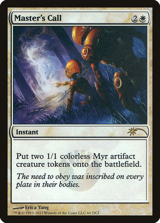 Master's Call [Wizards Play Network 2011] | Jomio and Rueliete's Cards and Comics