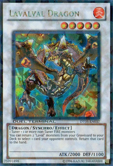 Lavalval Dragon [DT05-EN037] Ultra Rare | Jomio and Rueliete's Cards and Comics