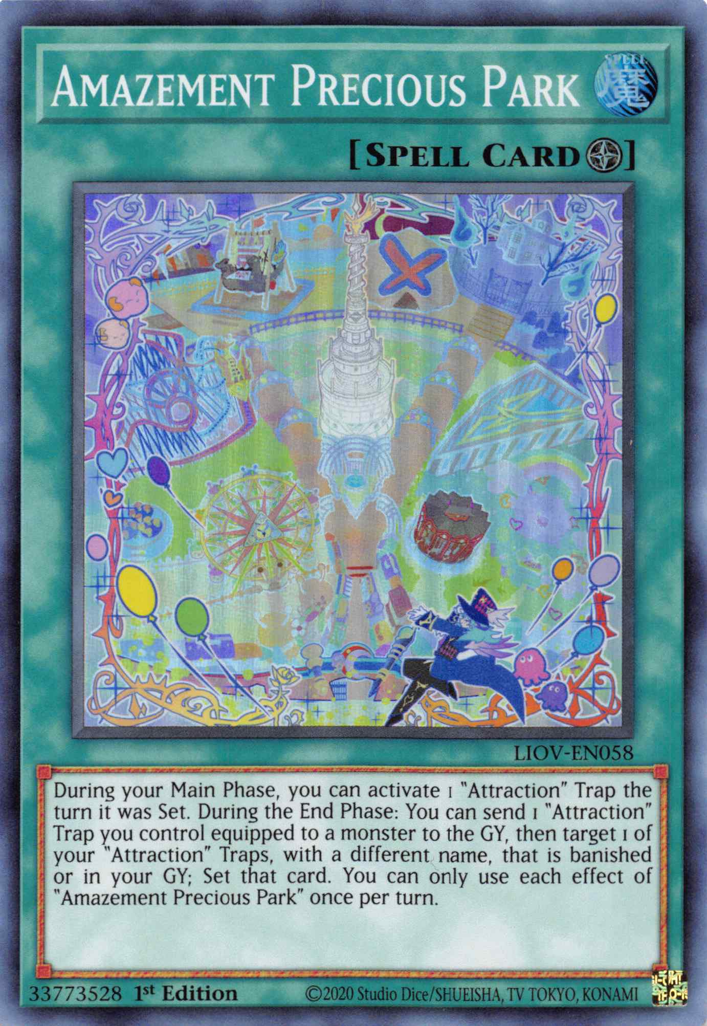 Amazement Precious Park [LIOV-EN058] Super Rare | Jomio and Rueliete's Cards and Comics