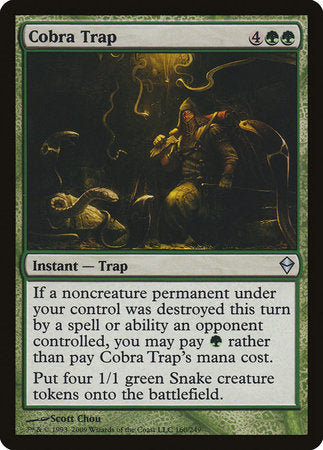 Cobra Trap [Zendikar] | Jomio and Rueliete's Cards and Comics