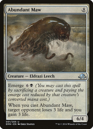 Abundant Maw [Eldritch Moon] | Jomio and Rueliete's Cards and Comics