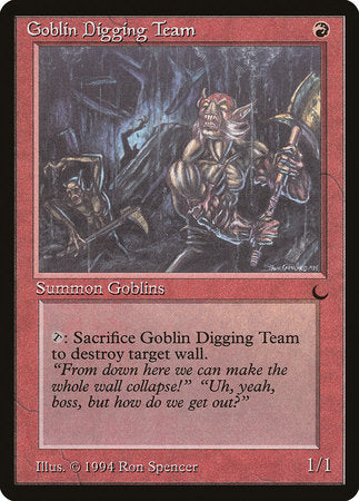 Goblin Digging Team [The Dark] | Jomio and Rueliete's Cards and Comics
