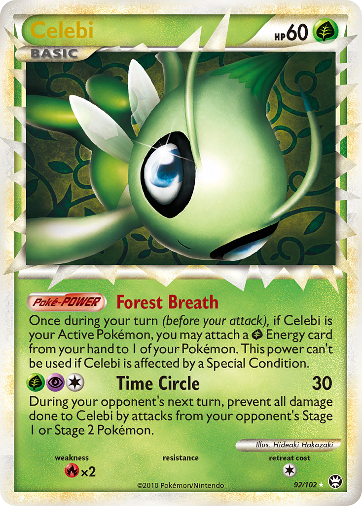 Celebi (92/102) [HeartGold & SoulSilver: Triumphant] | Jomio and Rueliete's Cards and Comics
