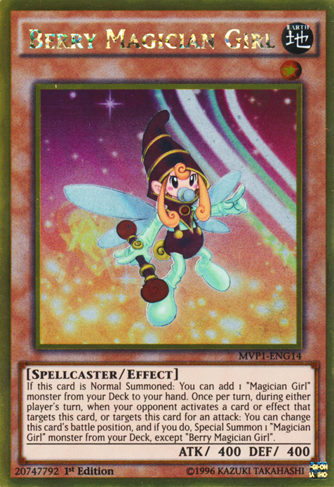 Berry Magician Girl [MVP1-ENG14] Gold Rare | Jomio and Rueliete's Cards and Comics