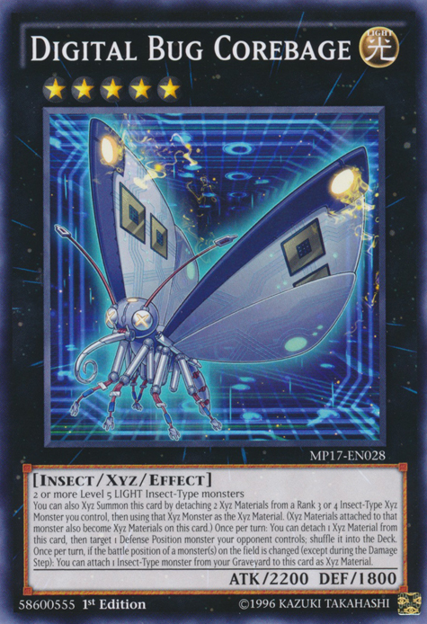 Digital Bug Corebage [MP17-EN028] Common | Jomio and Rueliete's Cards and Comics