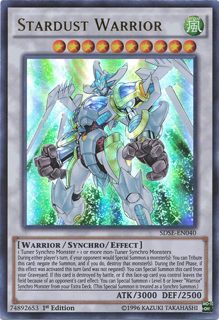 Stardust Warrior [SDSE-EN040] Ultra Rare | Jomio and Rueliete's Cards and Comics