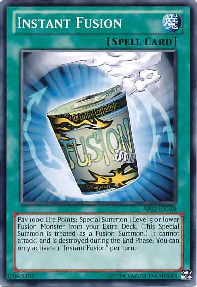 Instant Fusion [AP02-EN020] Common | Jomio and Rueliete's Cards and Comics