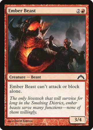 Ember Beast [Gatecrash] | Jomio and Rueliete's Cards and Comics