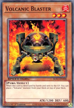 Volcanic Blaster [SGX1-ENH08] Common | Jomio and Rueliete's Cards and Comics