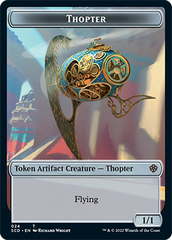 Elephant // Thopter Double-Sided Token [Starter Commander Decks] | Jomio and Rueliete's Cards and Comics