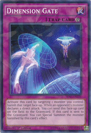 Dimension Gate (Shatterfoil) [BP03-EN226] Common | Jomio and Rueliete's Cards and Comics