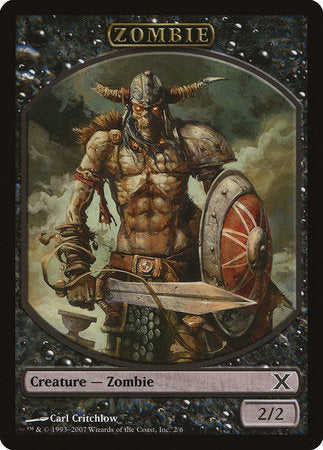 Zombie Token [Tenth Edition Tokens] | Jomio and Rueliete's Cards and Comics
