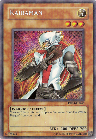 Kaibaman [DR04-EN245] Secret Rare | Jomio and Rueliete's Cards and Comics