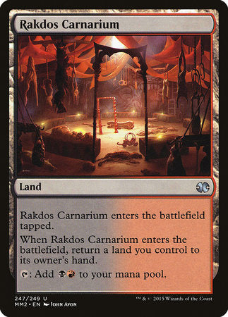 Rakdos Carnarium [Modern Masters 2015] | Jomio and Rueliete's Cards and Comics