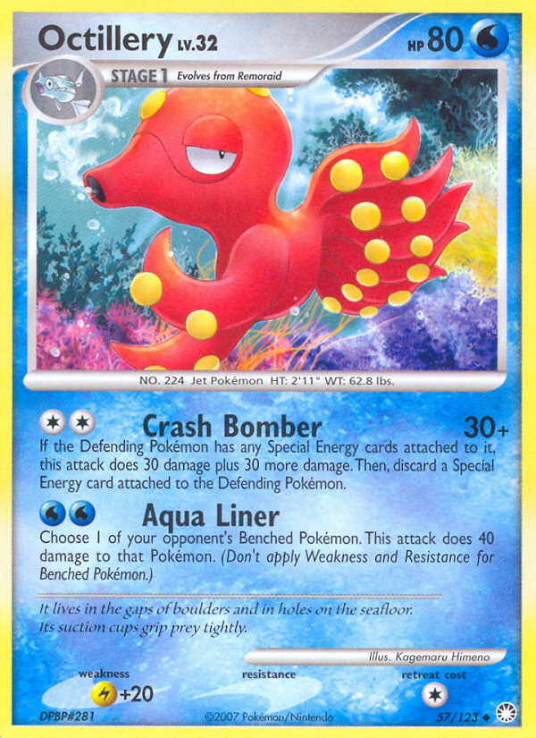 Octillery (57/123) [Diamond & Pearl: Mysterious Treasures] | Jomio and Rueliete's Cards and Comics