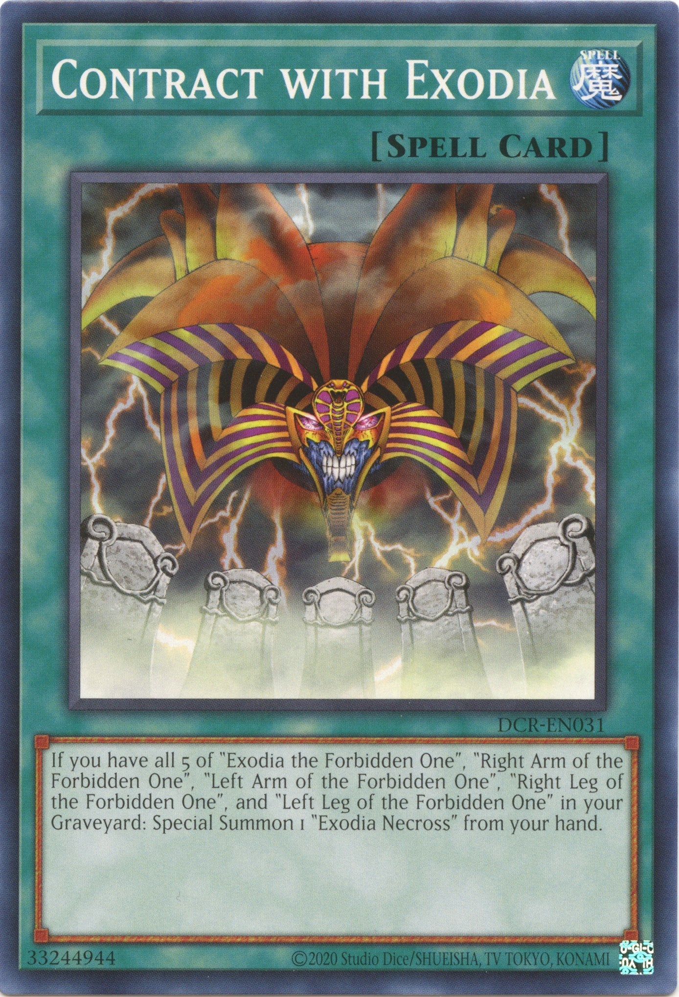 Contract with Exodia (25th Anniversary) [DCR-EN031] Common | Jomio and Rueliete's Cards and Comics