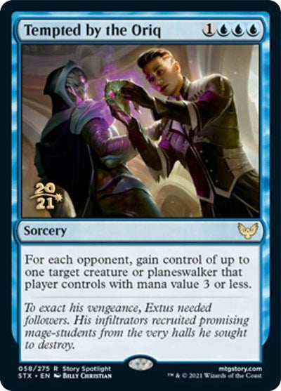 Tempted by the Oriq [Strixhaven: School of Mages Prerelease Promos] | Jomio and Rueliete's Cards and Comics