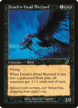 Death's-Head Buzzard [Scourge] | Jomio and Rueliete's Cards and Comics