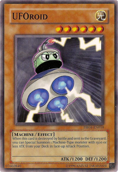 UFOroid [DR04-EN010] Common | Jomio and Rueliete's Cards and Comics