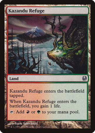 Kazandu Refuge [Duel Decks: Ajani vs. Nicol Bolas] | Jomio and Rueliete's Cards and Comics