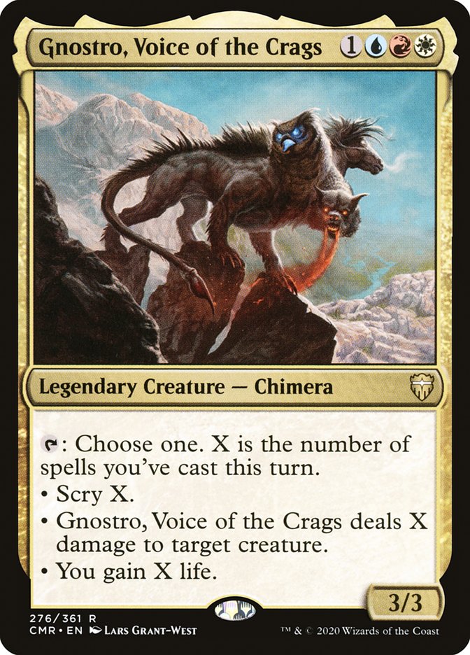 Gnostro, Voice of the Crags [Commander Legends] | Jomio and Rueliete's Cards and Comics